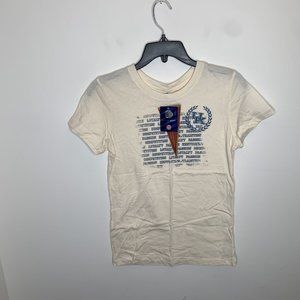 NWT ESPN U Womens M White/Blue UK University of Kentucky Wildcats Shirt